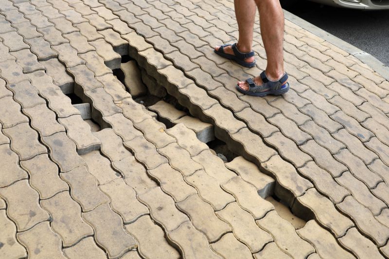 Sunken Pavers Repair