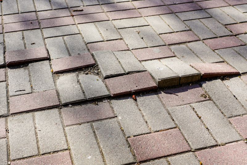 Sunken Pavers Repair in Progress